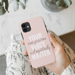 Inspiration Your Voice Matter Motivation Quote iPhone 11 Case<br><div class="desc">Inspiration Your Voice Matter Motivation Quote</div>