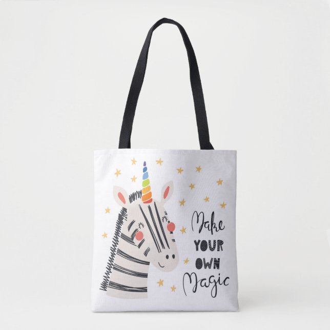 Inspiration Zebri-corn Tote Bag (Front)