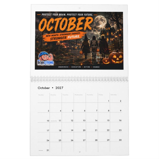 Inspirational 2027 Calendar (Oct 2027)