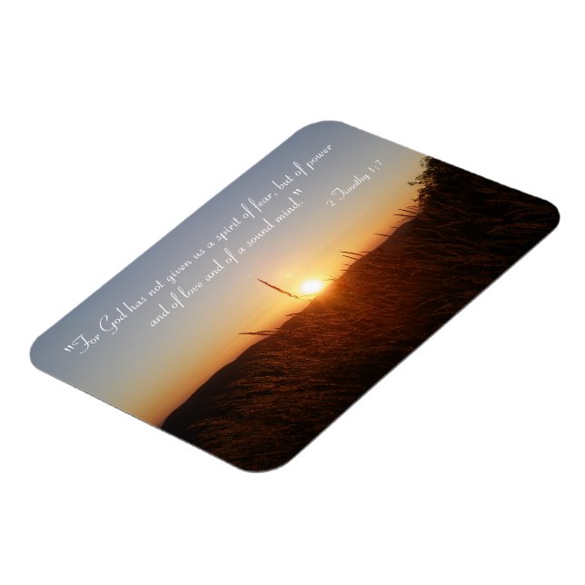 Inspirational - 2 Timothy 1;7 Magnet (Left Side)