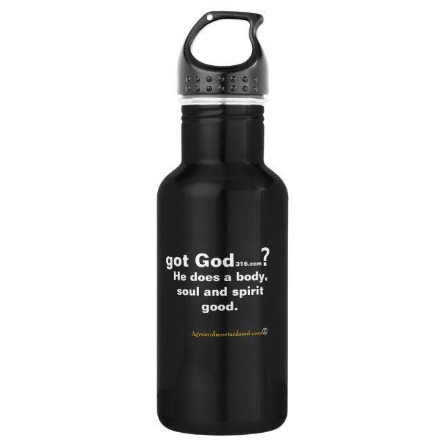 Inspirational 532 Ml Water Bottle (Front)