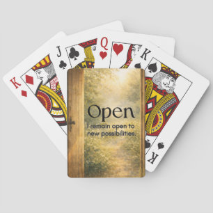 Inspirational Affirmation, Motivational Poker Card