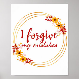 inspirational affirmations about self acceptance poster