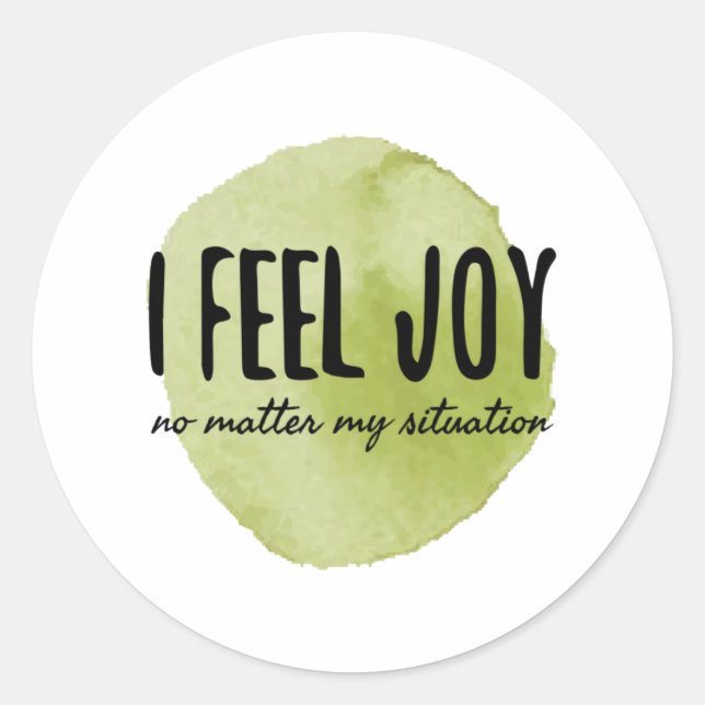inspirational affirmations for hard workers classic round sticker (Front)