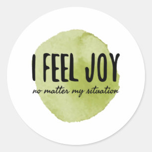 inspirational affirmations for hard workers classic round sticker