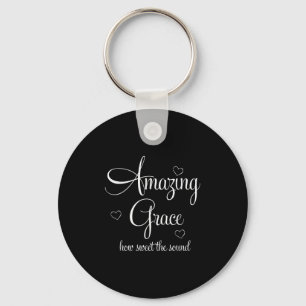 Inspirational, Amazing Grace . Faith Tee Key Ring