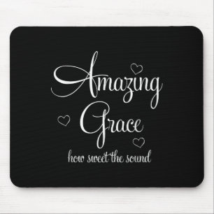 Inspirational, Amazing Grace . Faith Tee Mouse Pad
