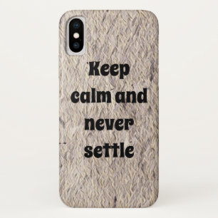 Inspirational and motivational phrase iPhone x case