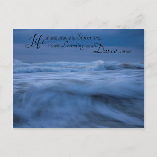 Inspirational and Motivational Quote Postcard