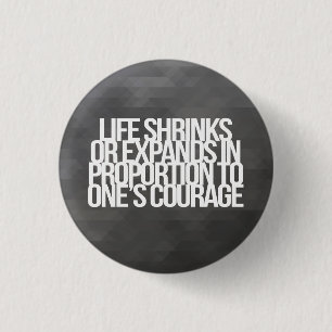 Inspirational and motivational quotes 3 cm round badge