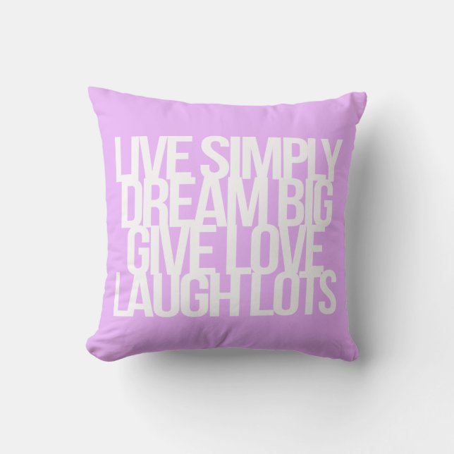 Inspirational and motivational quotes cushion (Front)