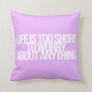 Inspirational and motivational quotes cushion