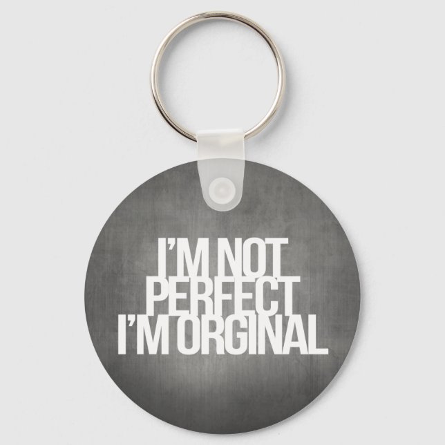 Inspirational and motivational quotes key ring (Front)