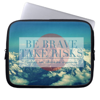 Inspirational and motivational quotes laptop sleeve
