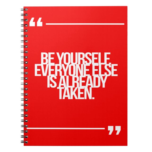 Inspirational and motivational quotes notebook (Front)