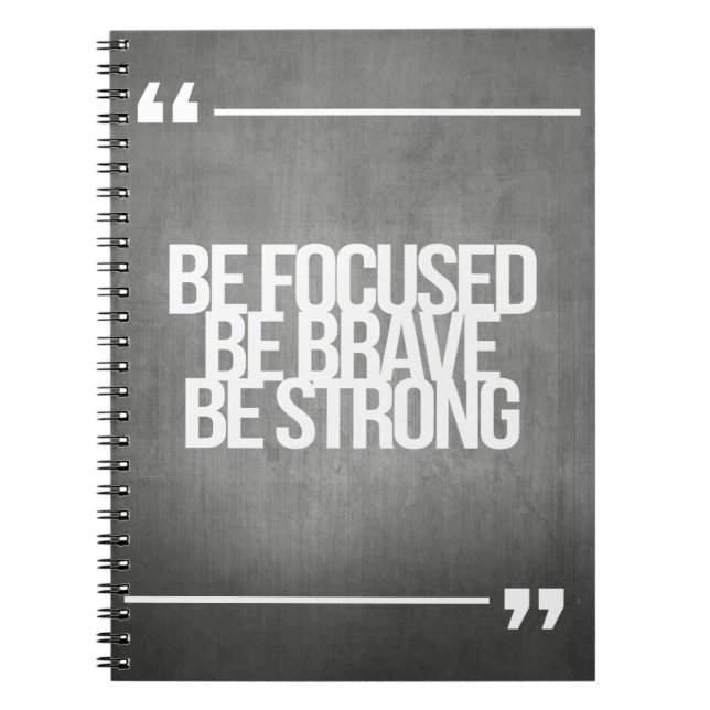 Inspirational and motivational quotes notebook (Front)