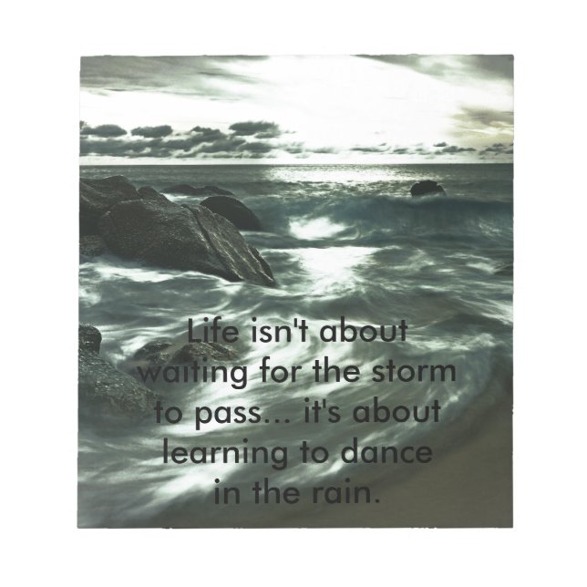 Inspirational and motivational quotes notepad (Front)