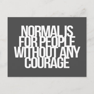 Inspirational and motivational quotes postcard