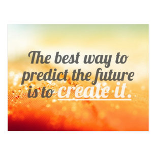 Inspirational and motivational quotes postcard