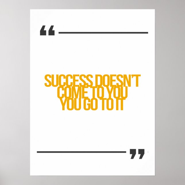 Inspirational and motivational quotes poster (Front)