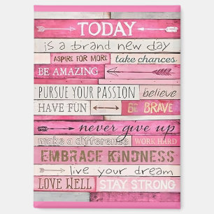 Inspirational and Motivational Words Magnet