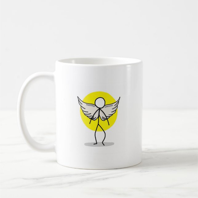 Inspirational Angel 11oz coffee mug (Left)