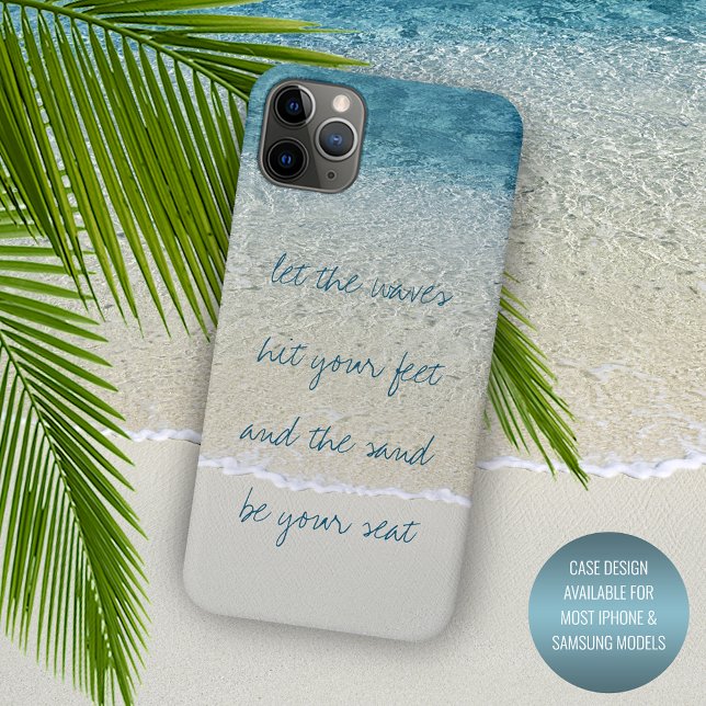 Inspirational Aqua Turquoise Surf Waves Photo Case-Mate iPhone Case (Creator Uploaded)