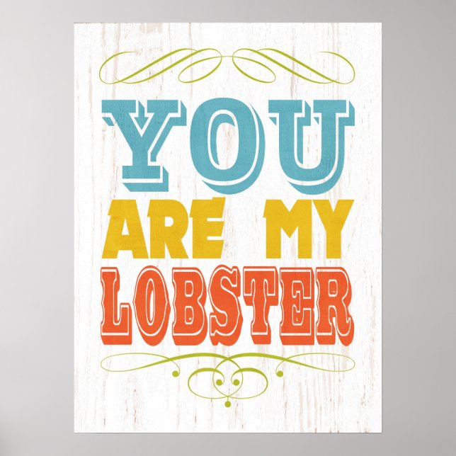 Inspirational Art - Lobster Poster (Front)