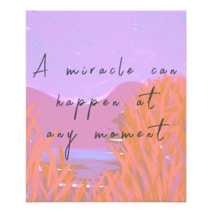 Inspirational Art Miracle Message Photo Print