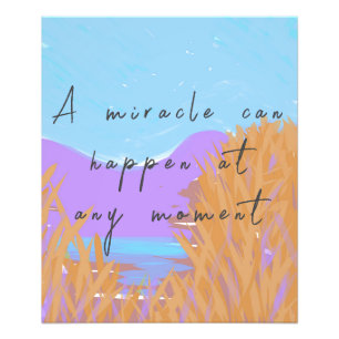 Inspirational Art Miracle Message Photo Print