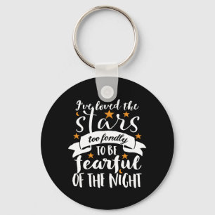 Inspirational Astronomy Quote Space Geek Love Star Key Ring