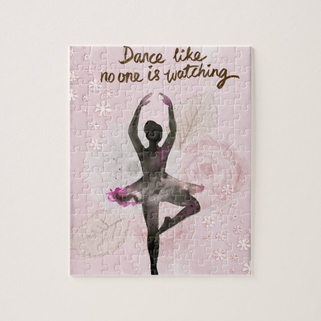 Inspirational Ballerina Puzzle (Vertical)