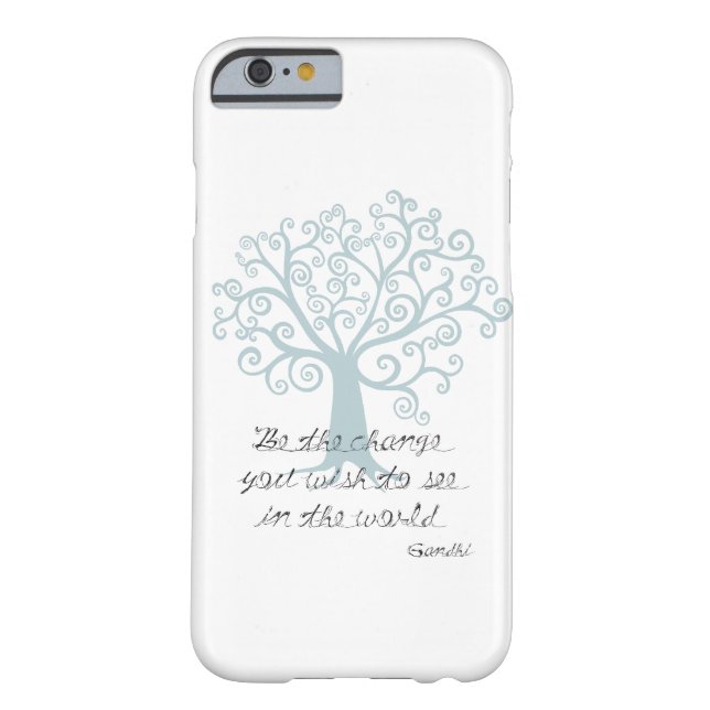 Inspirational Be the Change Tree Case-Mate iPhone Case (Back)