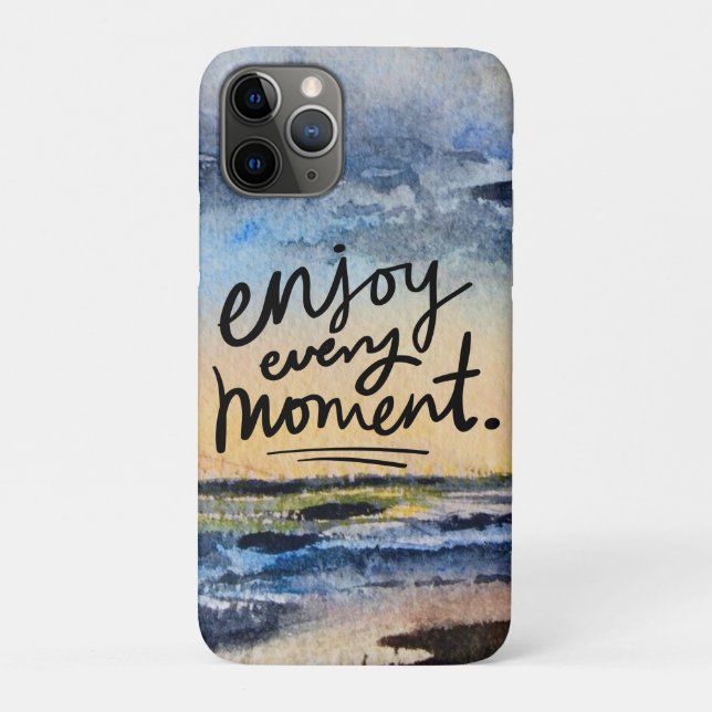 Inspirational Beach Art iPhone Case (Back)