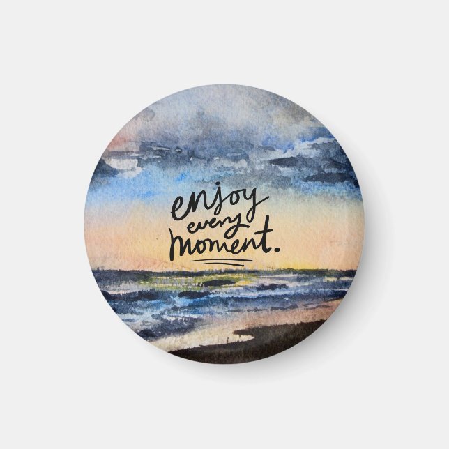 Inspirational Beach Art Magnet (Front)