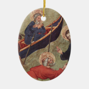 Inspirational-Bible Blessing Faith Hope Love Ceramic Ornament