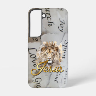 Inspirational Bible Monochrome Jesus Lion of Judah Samsung Galaxy Case
