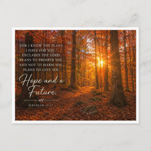 Inspirational Bible Quotes   Christian Gift Postcard