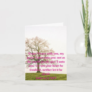 Inspirational bible quotes, faith card