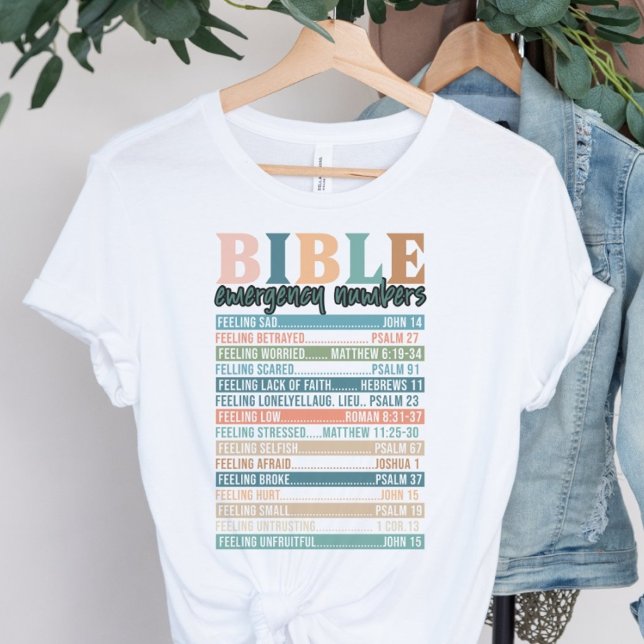 Inspirational Bible Scripture Collection T-Shirt (Creator Uploaded)