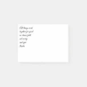 Inspirational Bible Scripture Quotes Post-it Notes