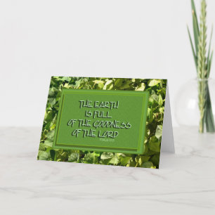 Inspirational Bible Verse Card