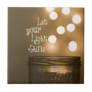 Inspirational Bible Verse Christian Quote Ceramic Tile