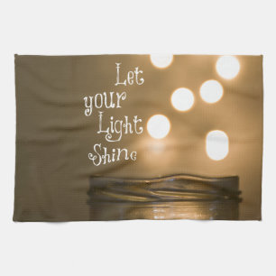 Inspirational Bible Verse Christian Quote Tea Towel