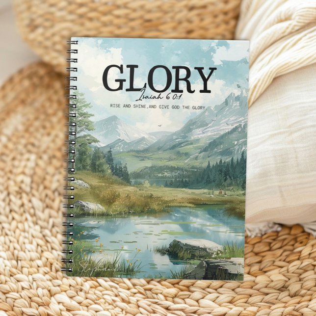 Inspirational Bible Verse Isaiah 60:1 Notebook (Creator Uploaded)