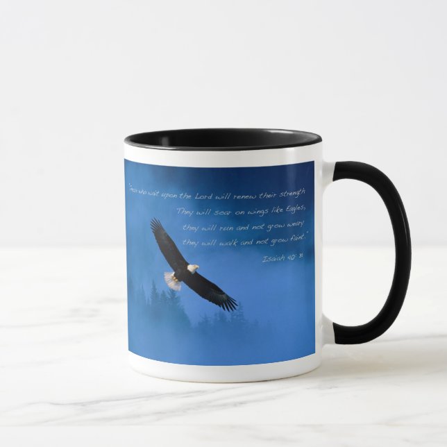 Inspirational Bible Verse Isaiah Mug (Right)