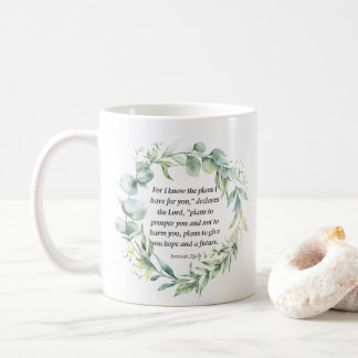 Inspirational Bible Verse Jeremiah 29:11 Coffee Mug