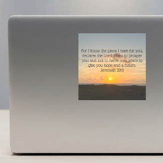 Inspirational Bible Verse Jeremiah 29:11 Sunrise