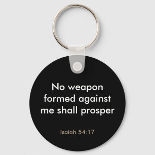 Inspirational Bible Verse Keychain