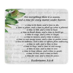 Inspirational Bible Verse/Scripture Cutting Board